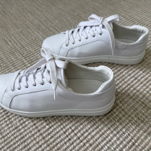 M. GEMI Palestra Due White Leather Sneakers Size 37.5 (US7) - Picture 6 of 8